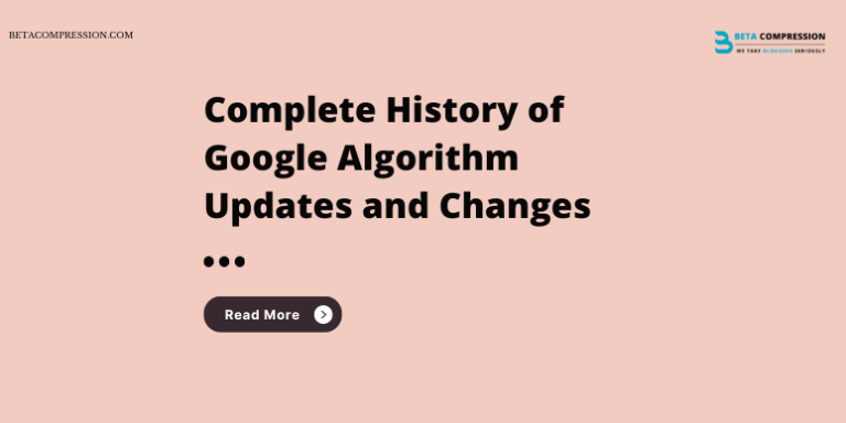 Google Algorithm Updates History